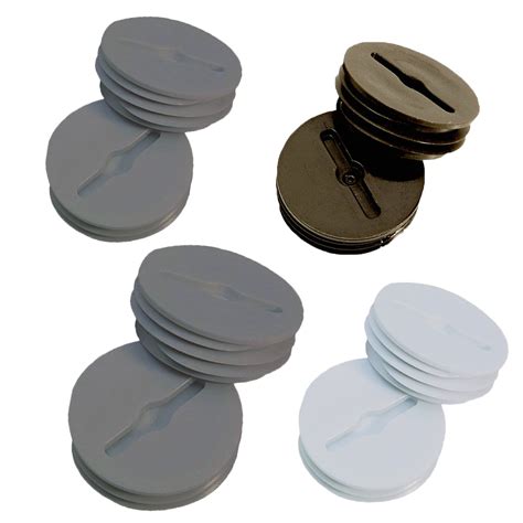 can i use plastic knockout plugs on a metal box|waterproof electrical box hole plugs.